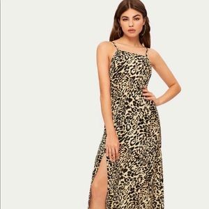 Maxi cheetah dress